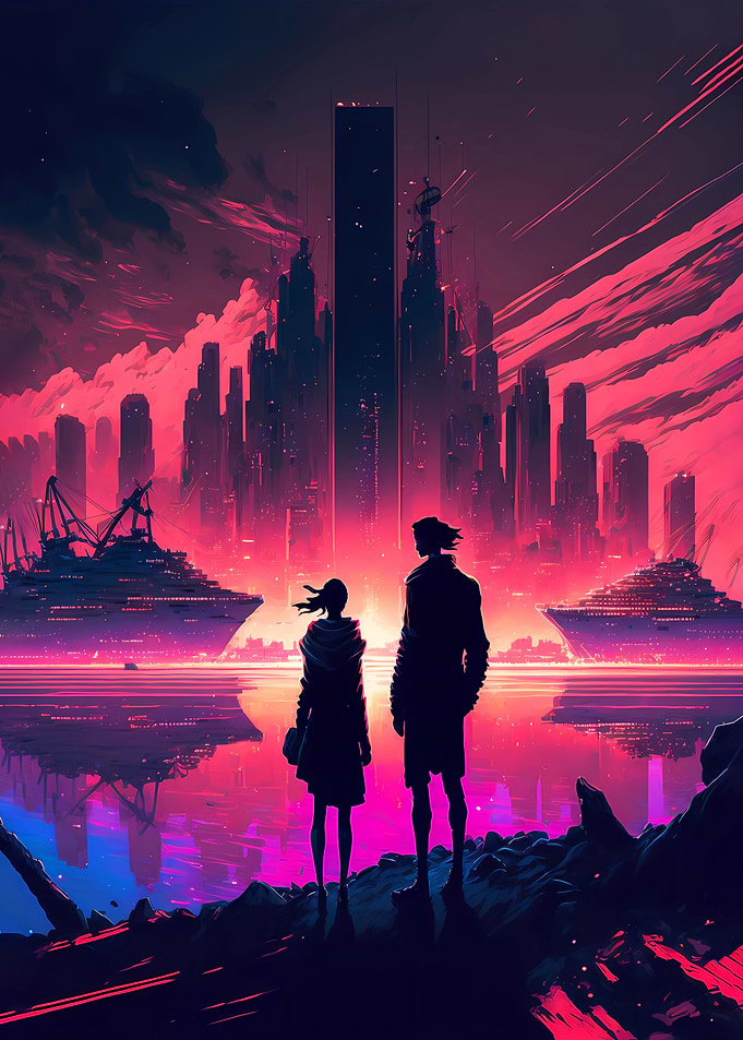 Couple River Landscape