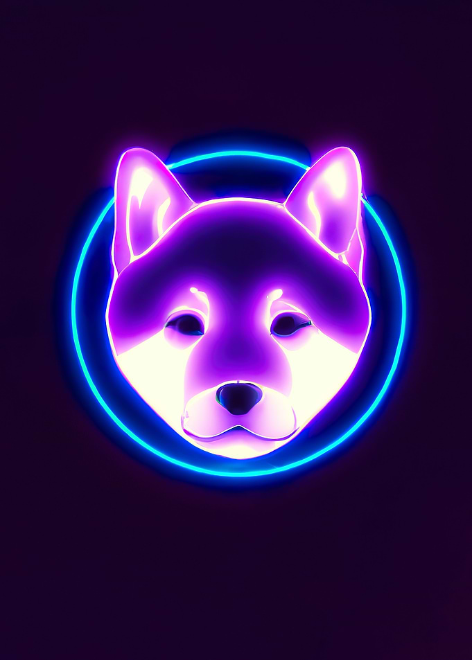 Neon Shiba