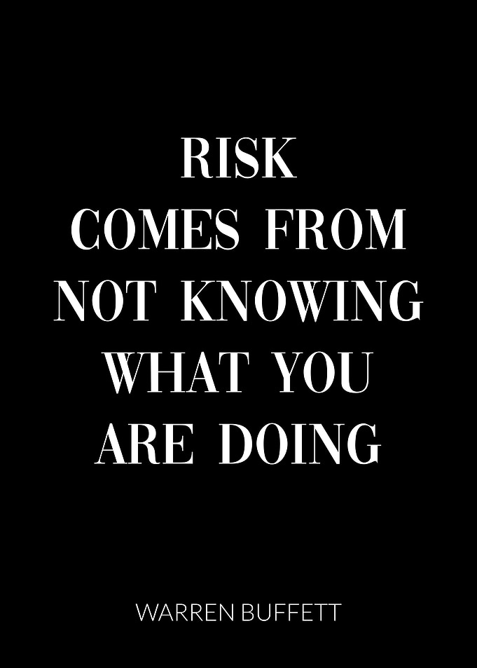 Warren Buffett Risk Quote