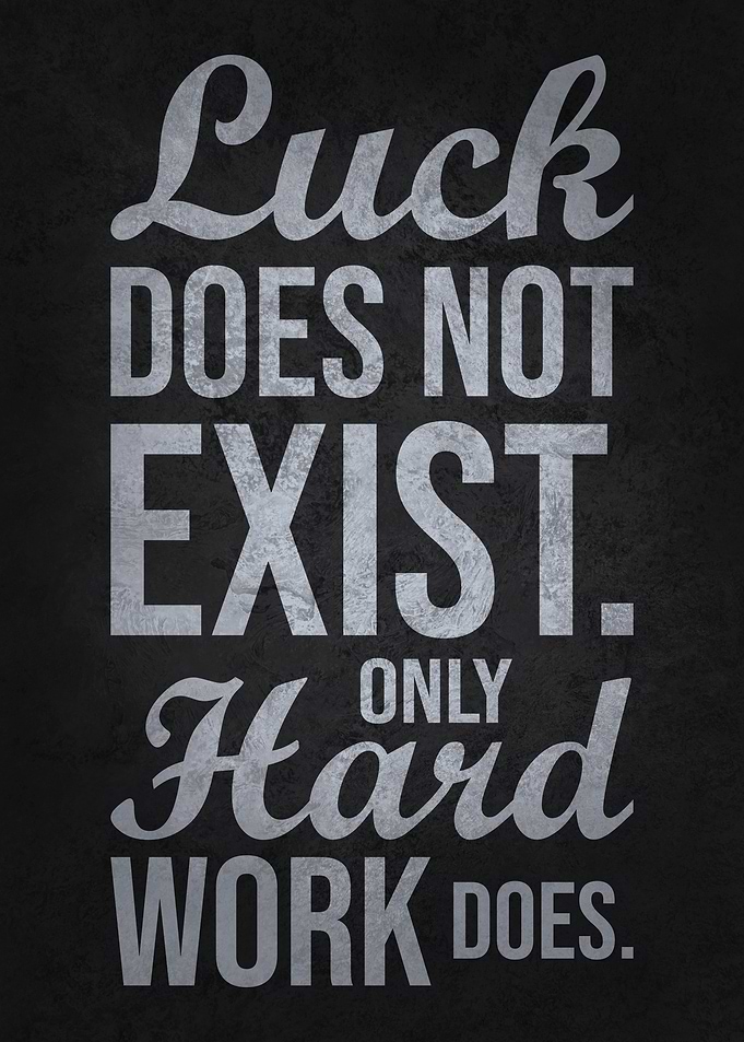 Luck Does Not Exist