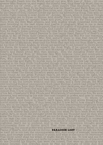 Paradise Lost Book Text