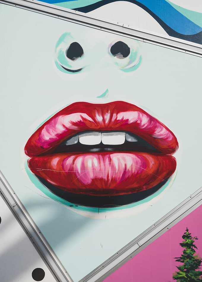 Poster lip art