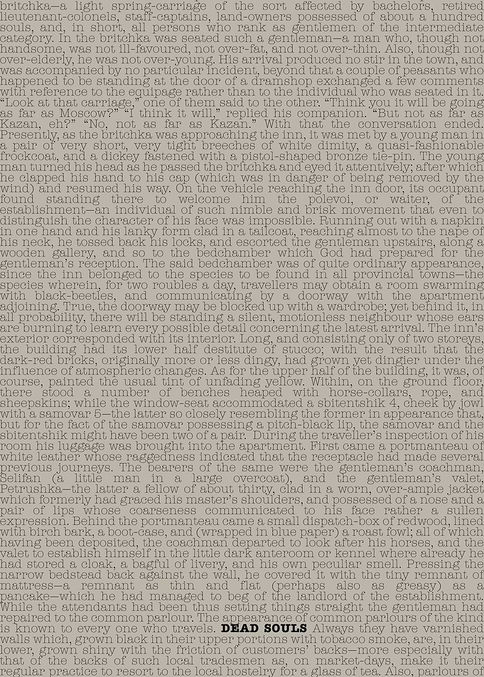 Dead Souls Book Text