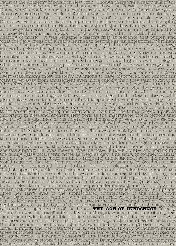 The Age of Innocence Text