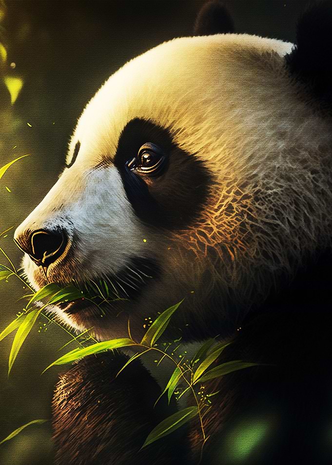 Panda portrait