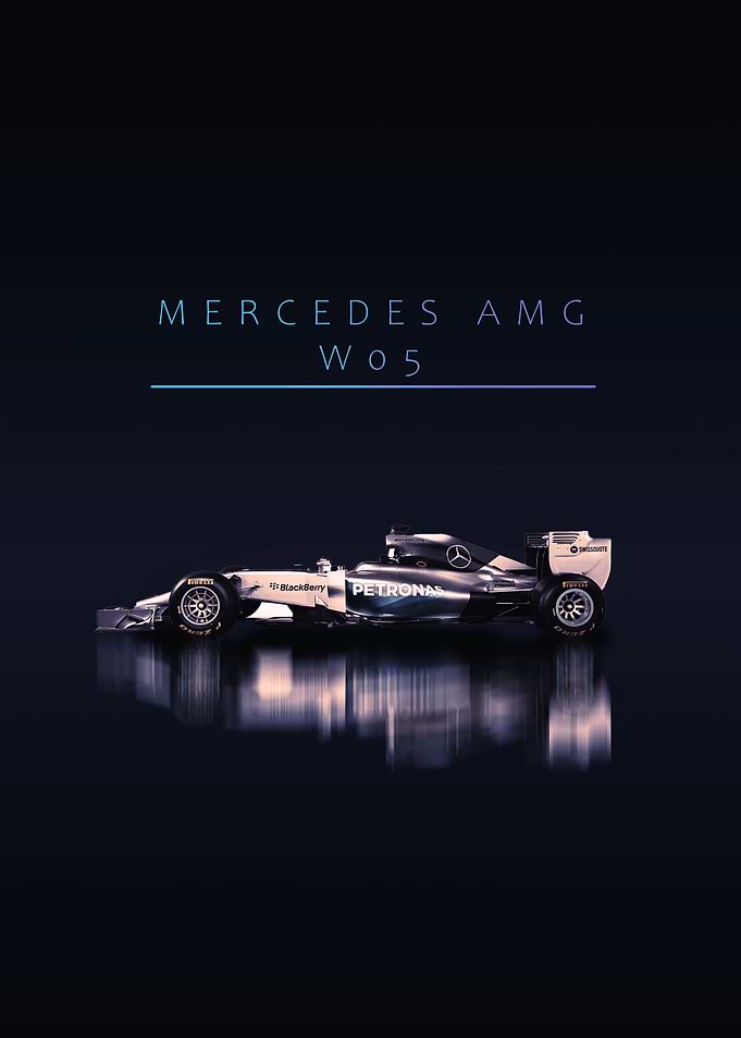 Mercedes AMG w05 F1 Car
