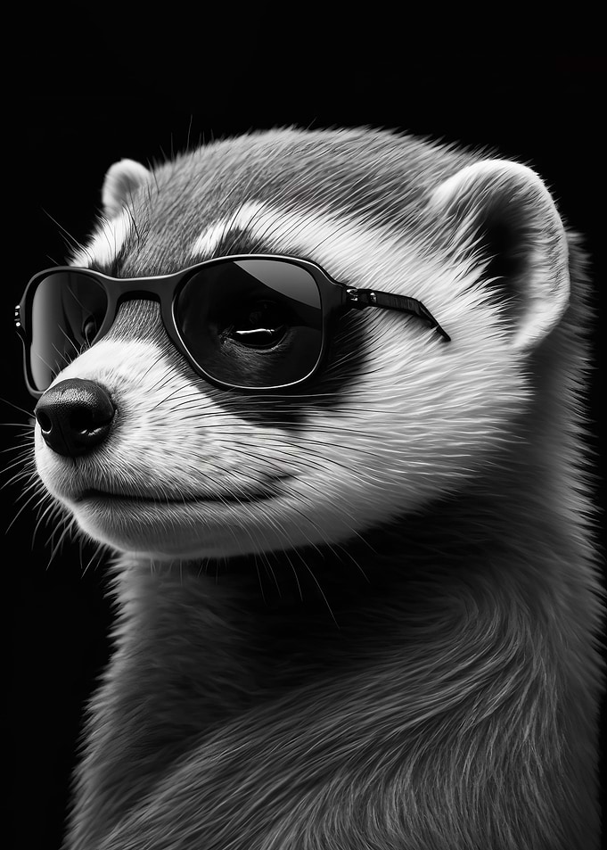 Portrait of a Ferret