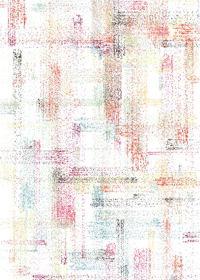 dots paint imitation