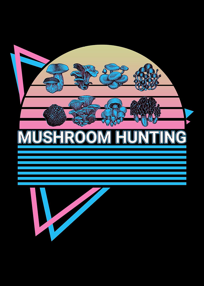 Mushroom Hunting Retro