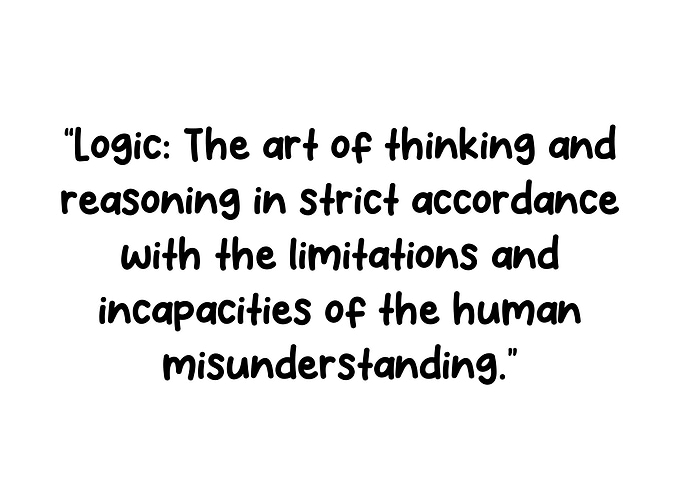 Logic quotes