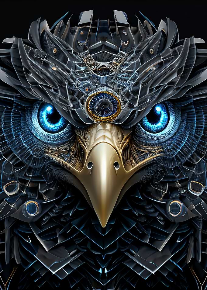 The Vintage Cyborg Eagle