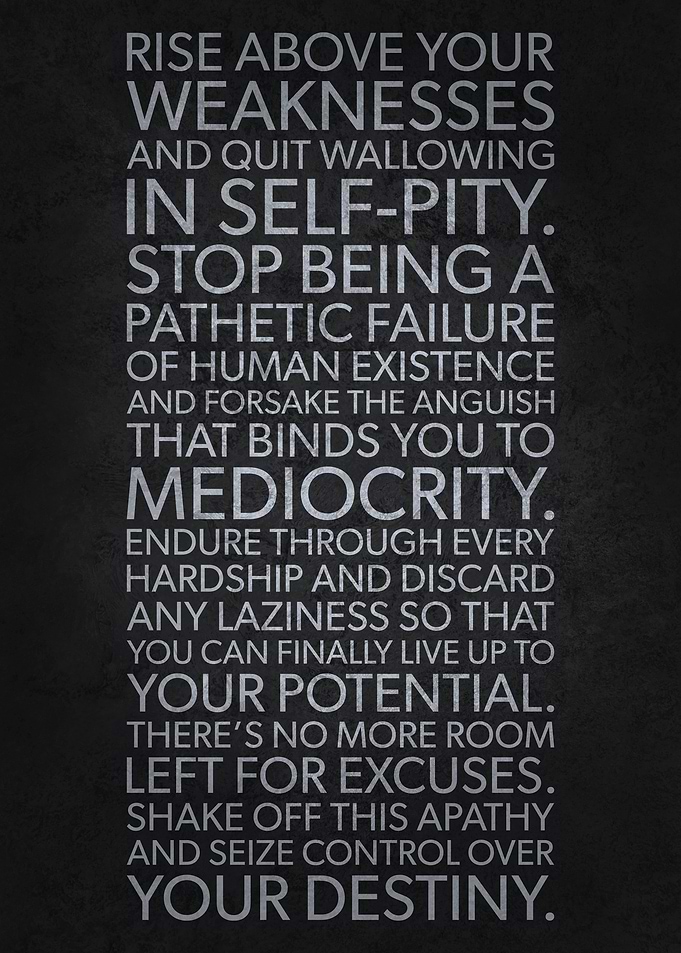Rise Above Your Weaknesses