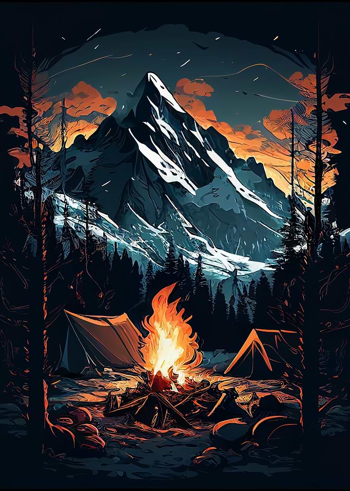 The Mountain Campfire