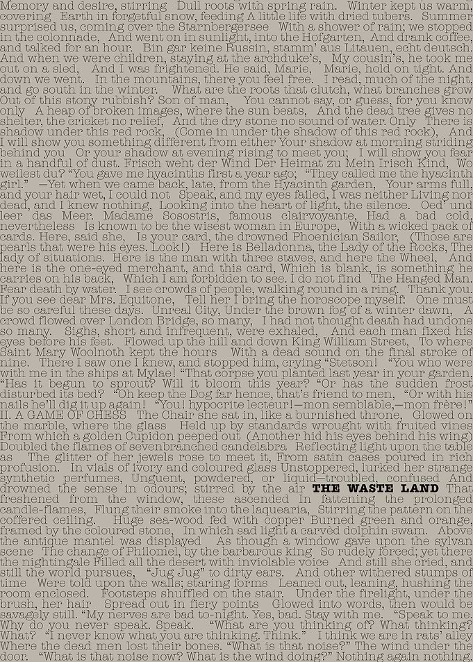 The Waste Land Eliot Text