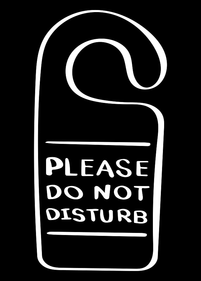Do not disturb Line Art