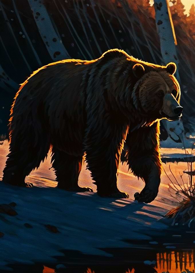 Bear in the afternoon