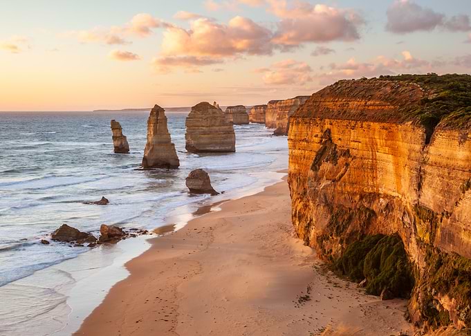 Twelve Apostles at sunset