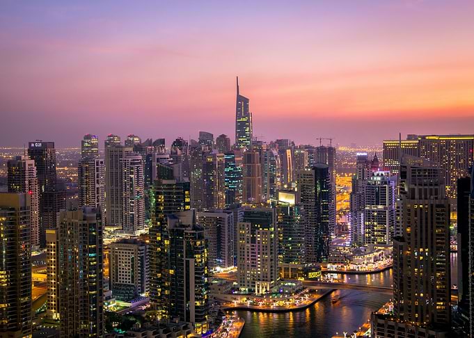 Dubai sunset