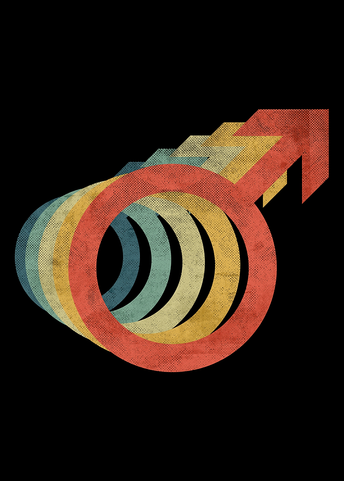 Male Symbol Boy Retro