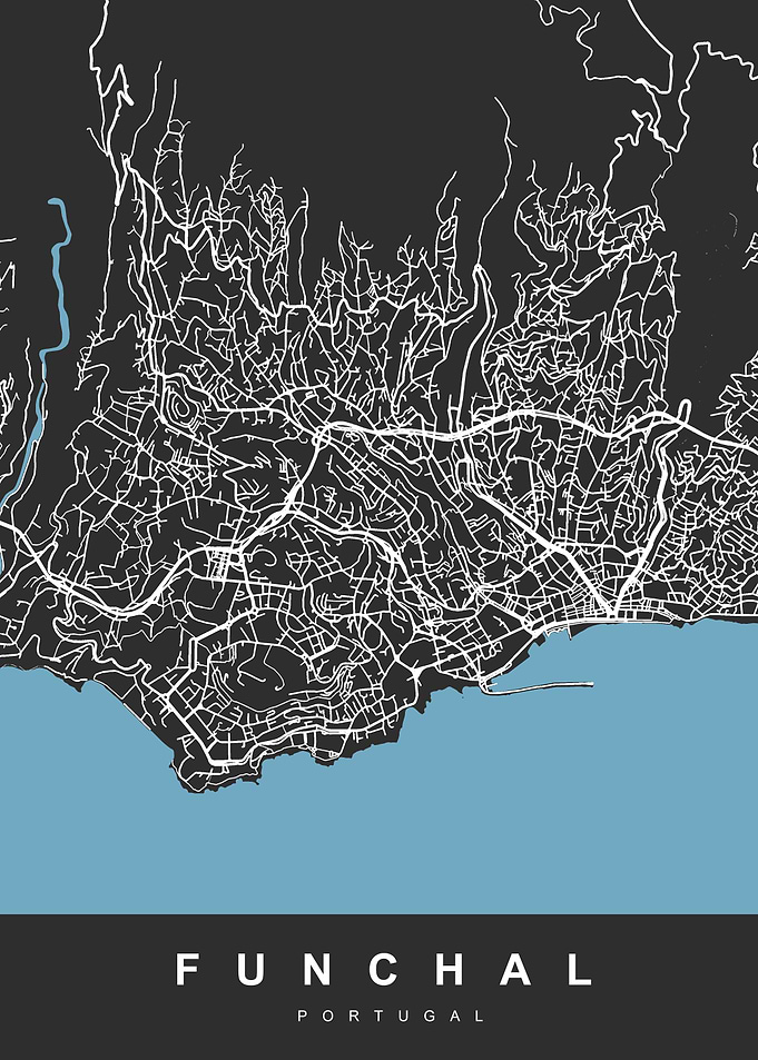 Map FUNCHAL PORTUGAL
