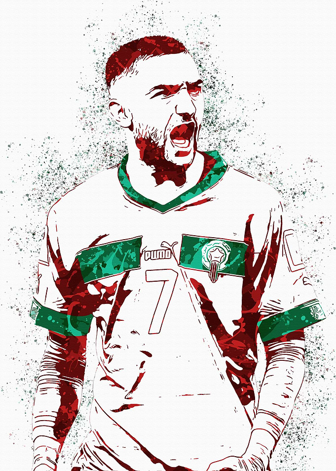 Ziyech Morocco Football