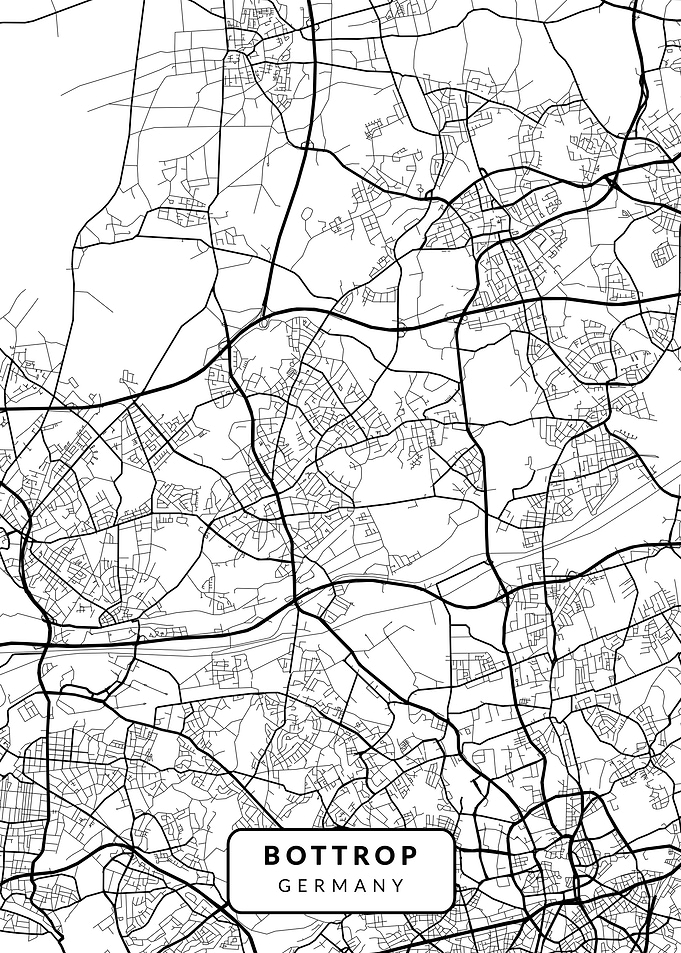 Bottrop Germany city map