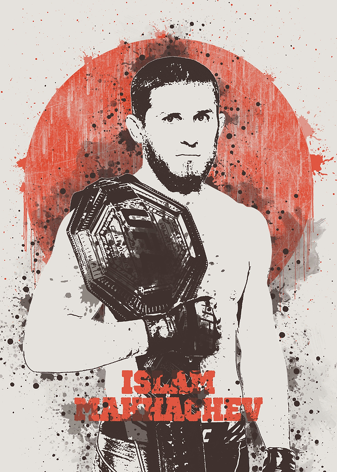 islam makhachev painting