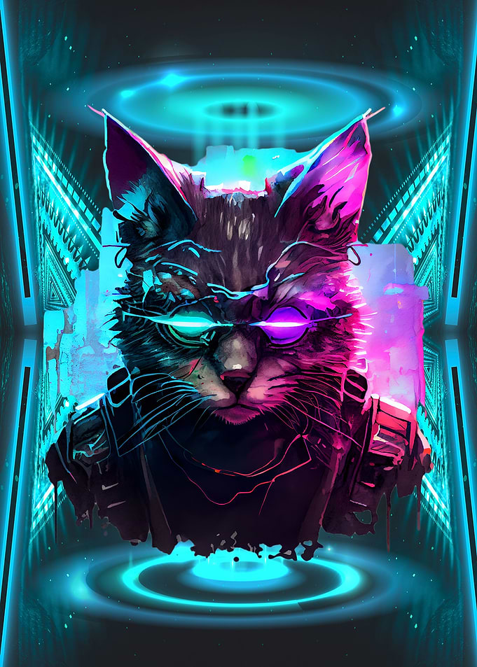 Alien Cyber Cat
