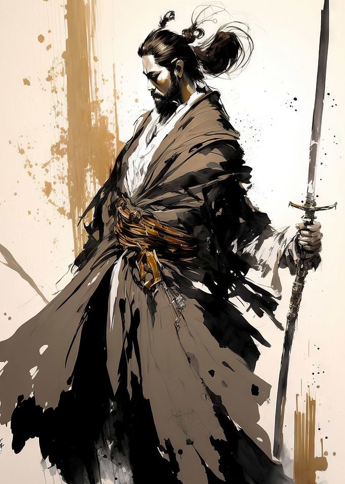 Old Samurai Warrior