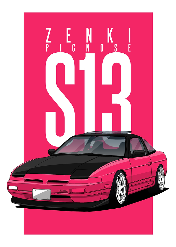 Silvia S13 Pig Nose