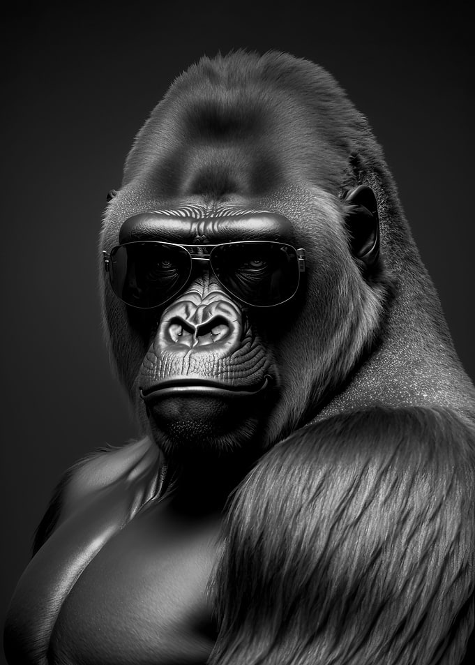 Portrait of a Gorilla