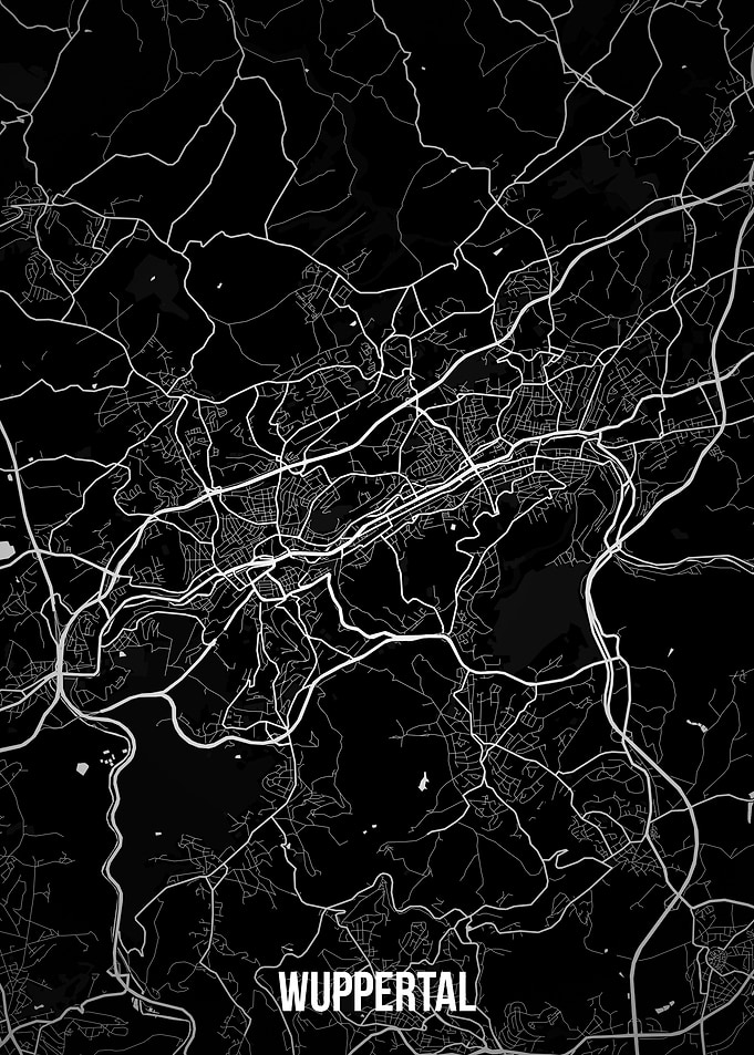 Wuppertal dark map
