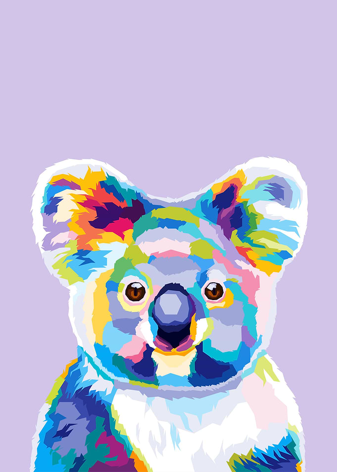 Koala Pop art