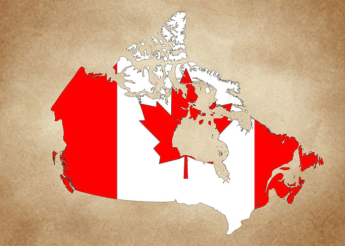 Canada old Map