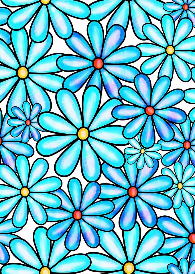 DoodleWatercolor Floral 12