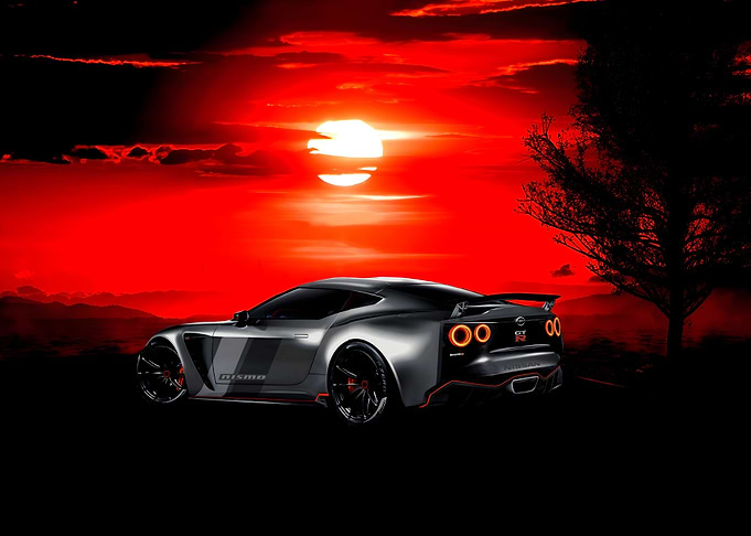 nissan gtr he is here