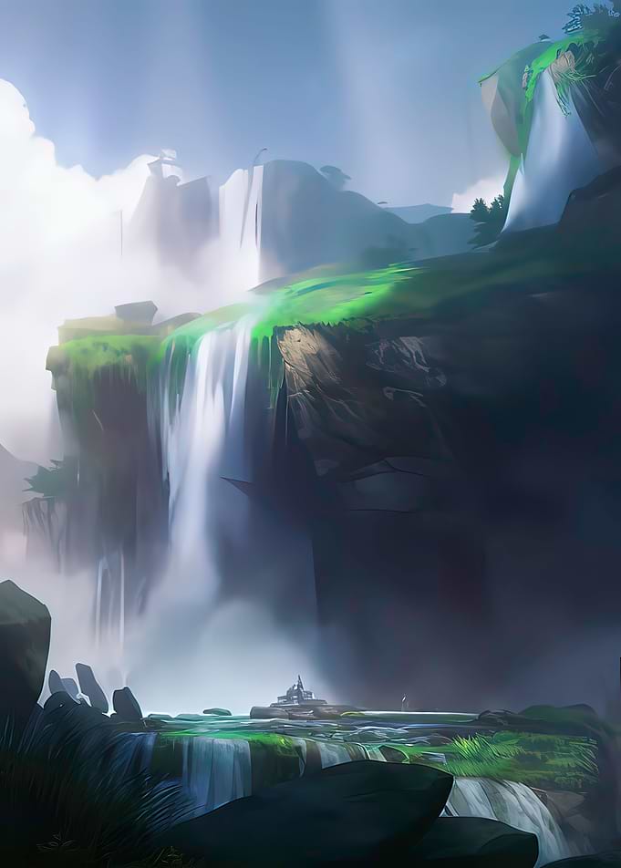 Fantasy Waterfall