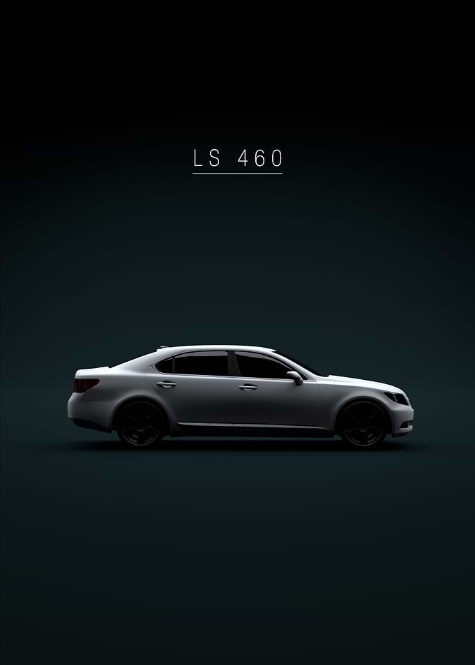 2007 LS460 White