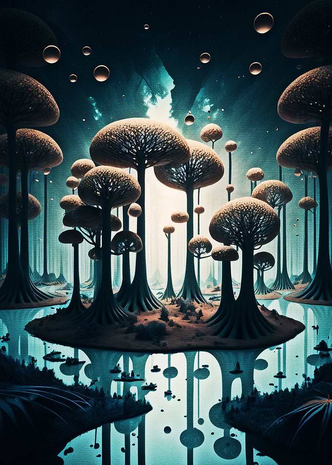 forest surreal style