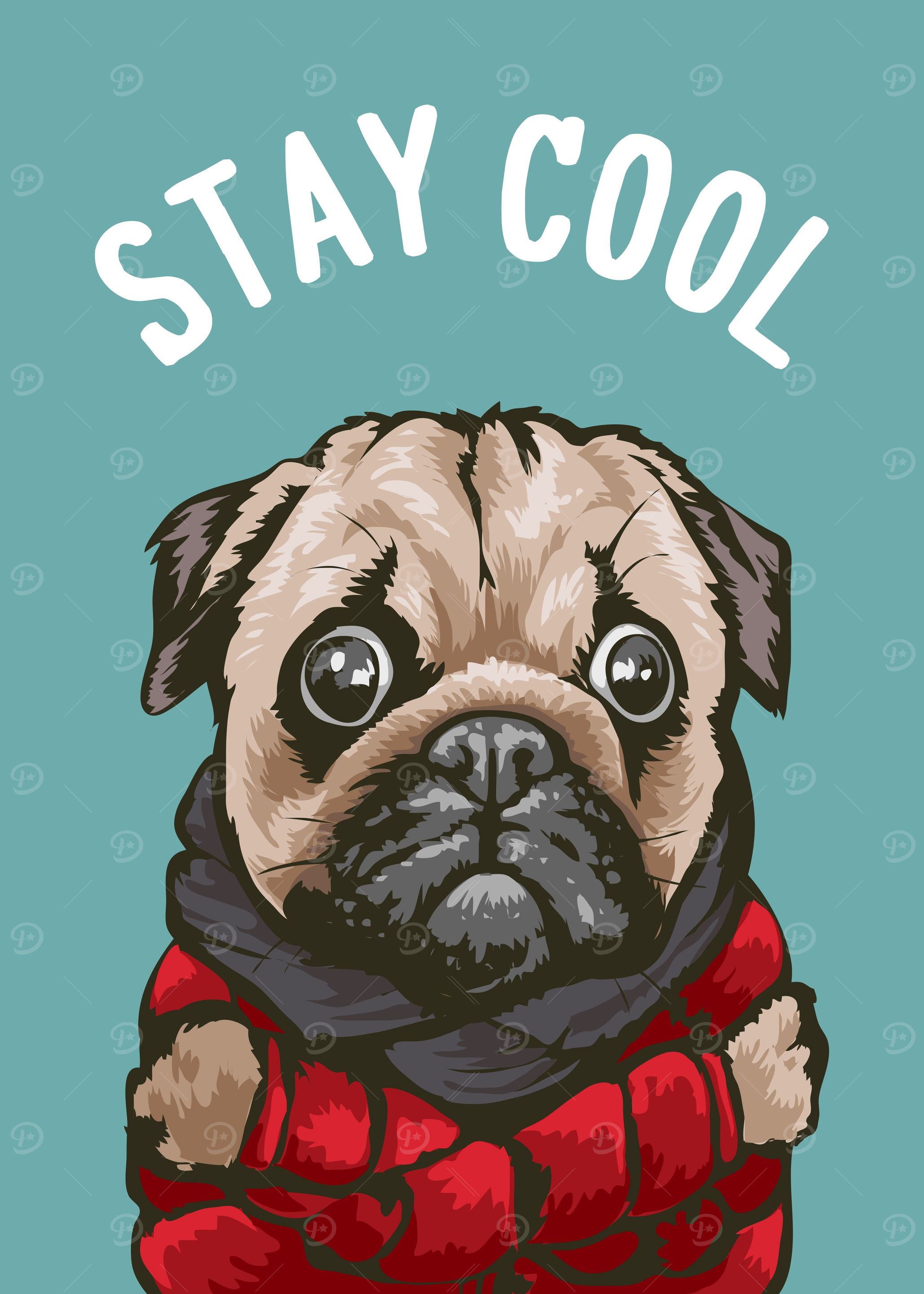Stay Cool pug
