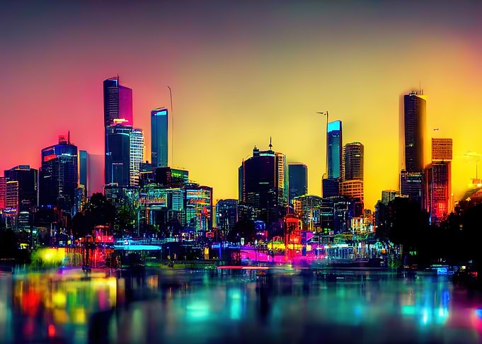 Neon Melbourne Australia