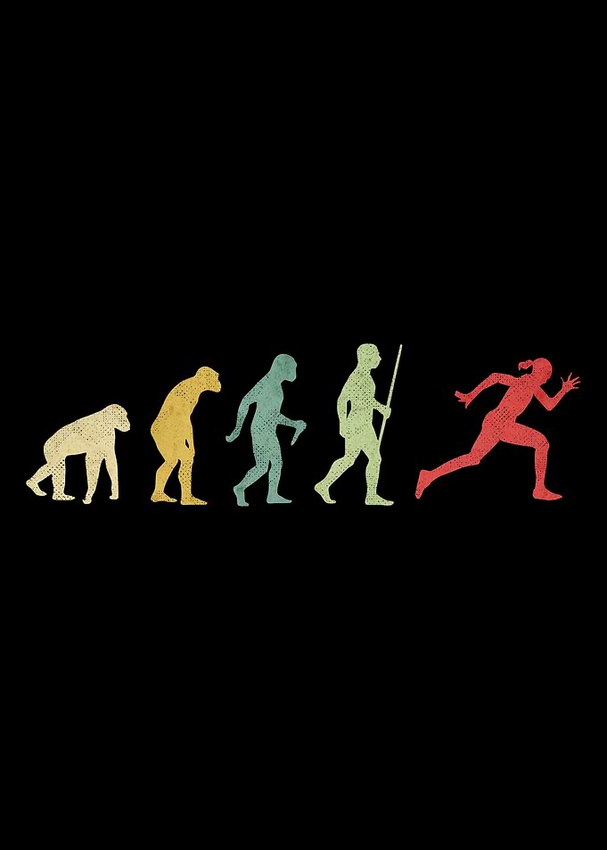 Woman Athlete Running Girl