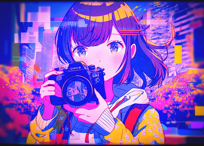 Anime Photographer Girl