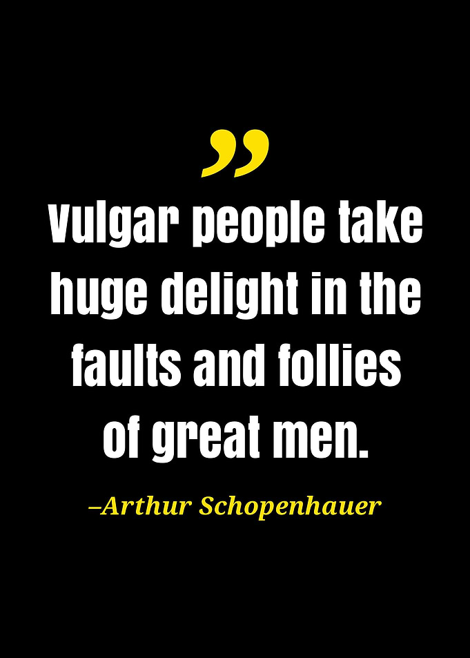 Arthur schopenhaure quote