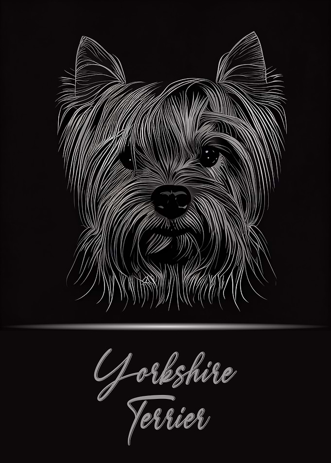 Elegant Yorkshire Terrier
