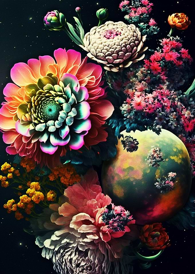 Colorful Flower Paint
