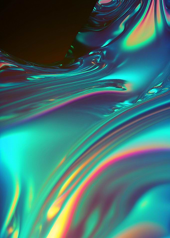 Iridescent Plastic Bag