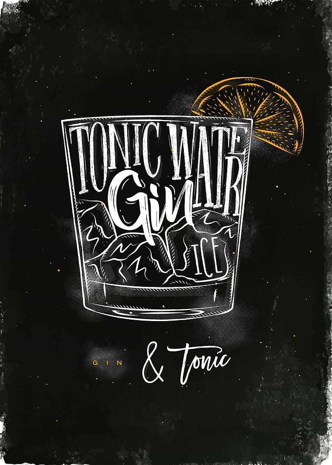 gin tonic cocktail letteri
