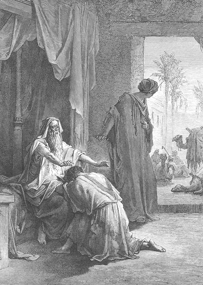 Isaac Blesses Jacob