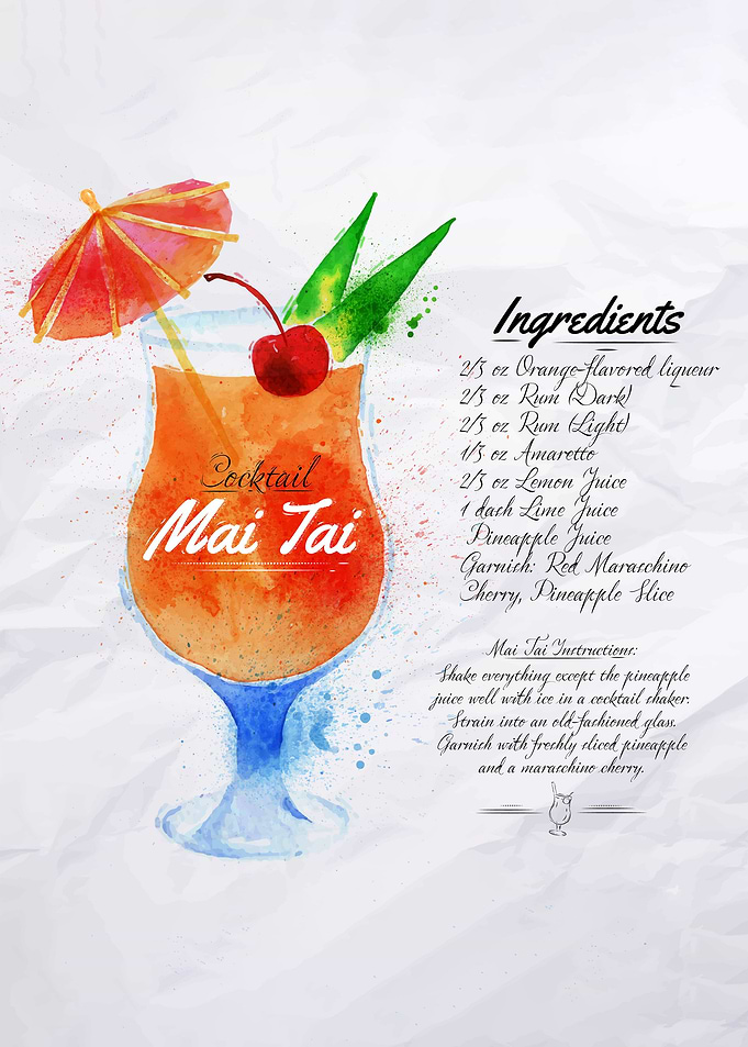 mai tai cocktails